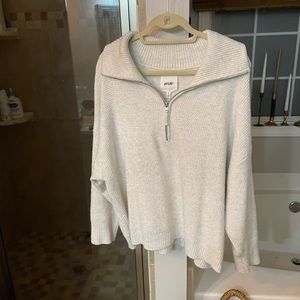 Aerie CozyUp Half Zip Sweater
